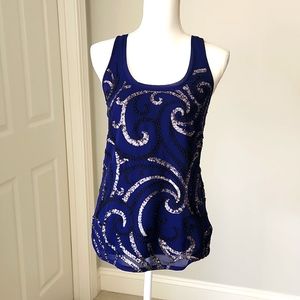 EXPRESS sparkly t-shirt size xs